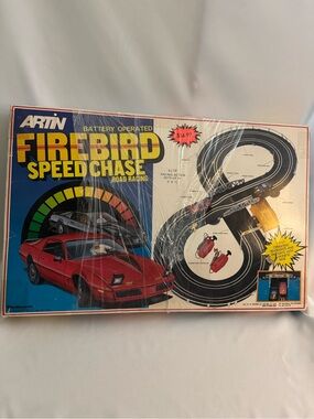 Vintage  Firebird Speed Chase Road Racing Set